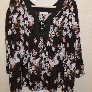 Quintessential Sheer Flower Blouse
